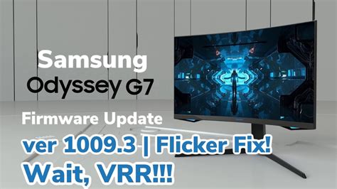 Have any Samsung Odyssey G7 owners tried the new 2nd Nov firmware update (v. . Samsung odyssey g7 28 firmware update